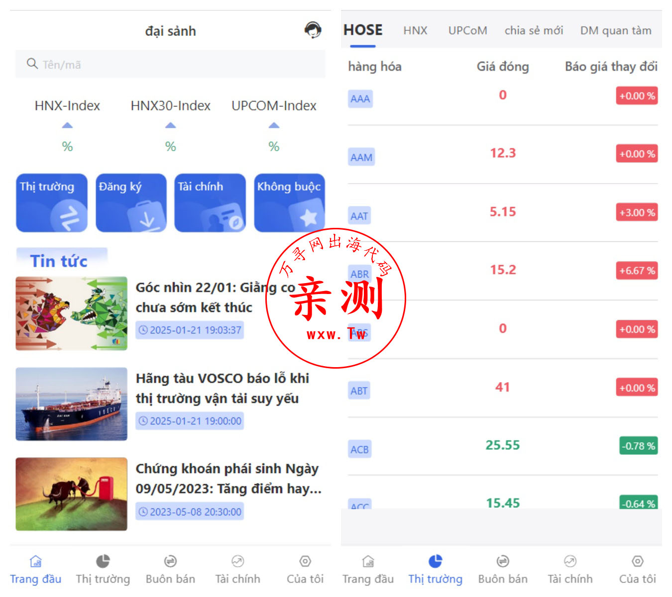 【亲测】QC485-VUE越南股票源码-带搭建教程-带开源工程-万寻网