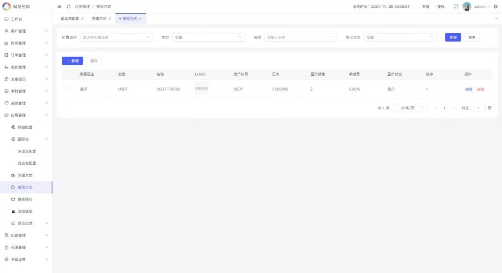 图片[11]-【代售】2025全球版多语言量化交易理财平台支持19种语言并可自定义扩展语言选项，内置USDT自动充值功能，并提供详细的搭建教程。-万寻网
